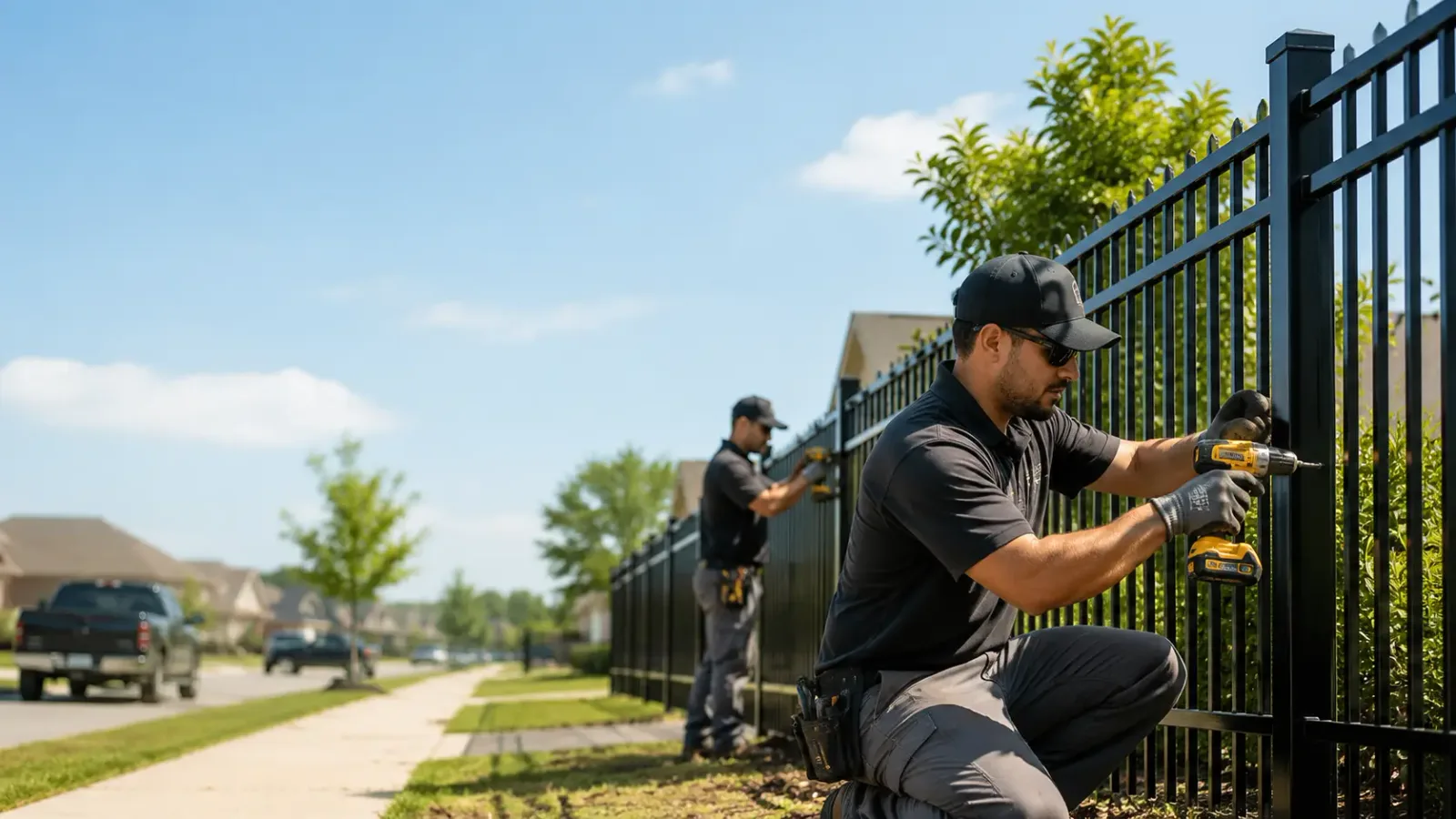 Metal Fence Installation in Golden, IL